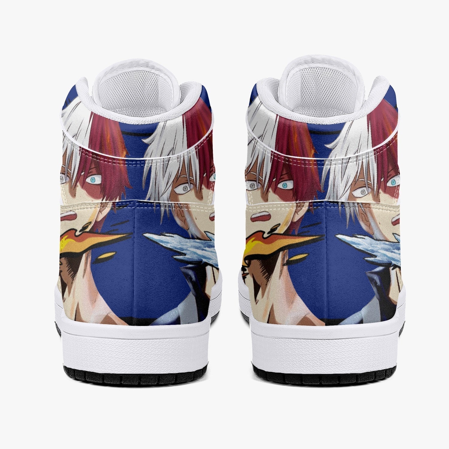 Shoto Todoroki My Hero Mid 1 Basketball Shoes