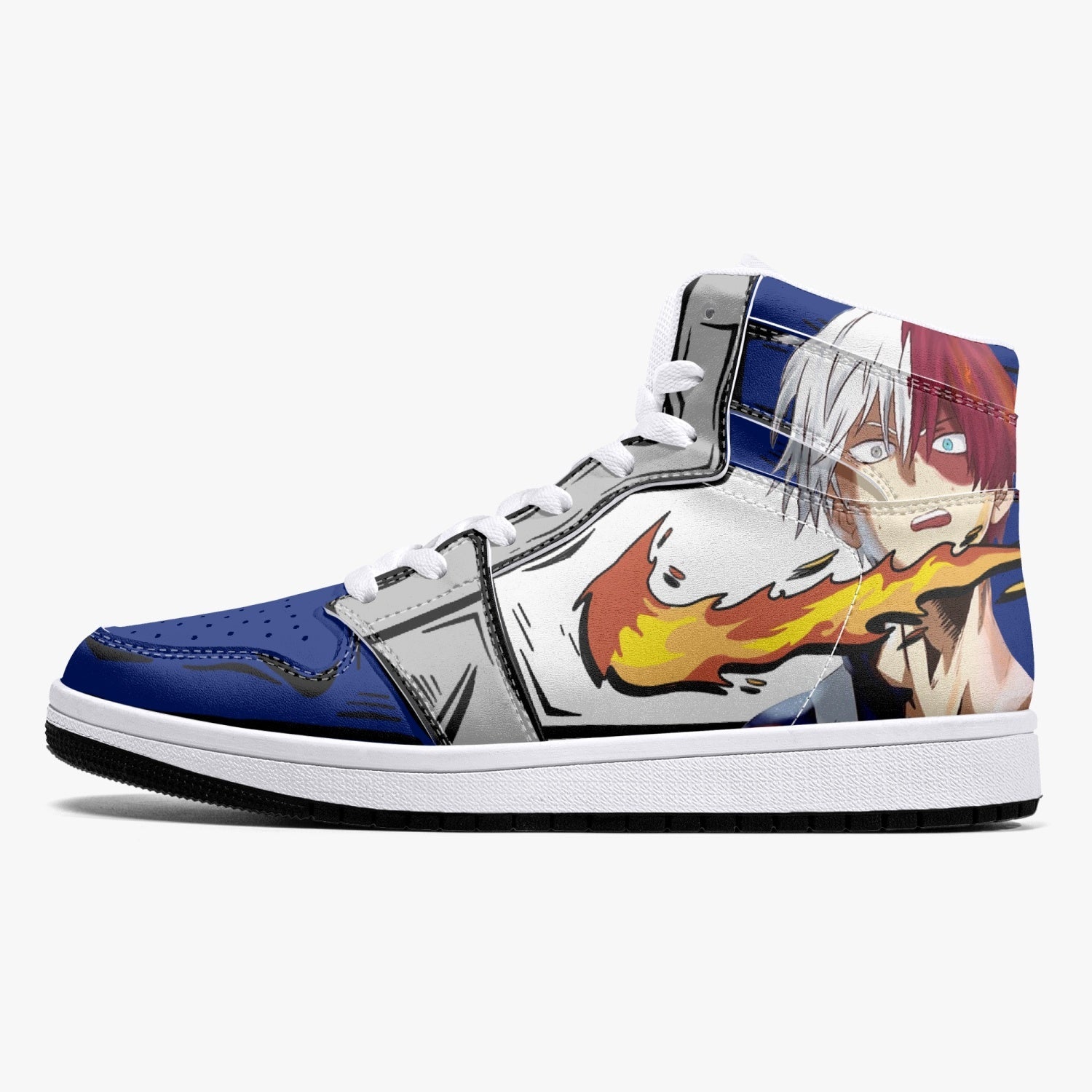 Shoto Todoroki My Hero Mid 1 Basketball Shoes for Kids