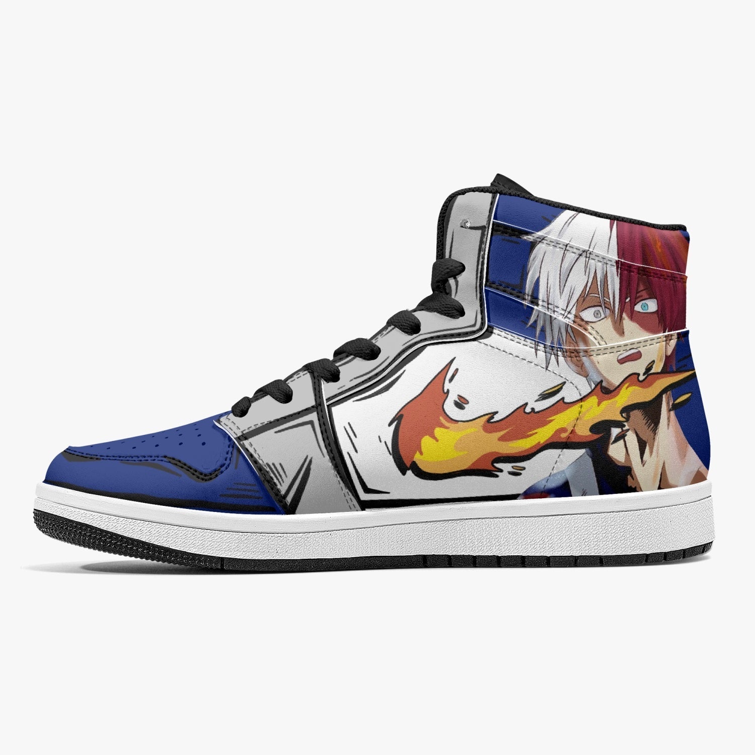 Shoto Todoroki My Hero Mid 1 Basketball Shoes for Kids