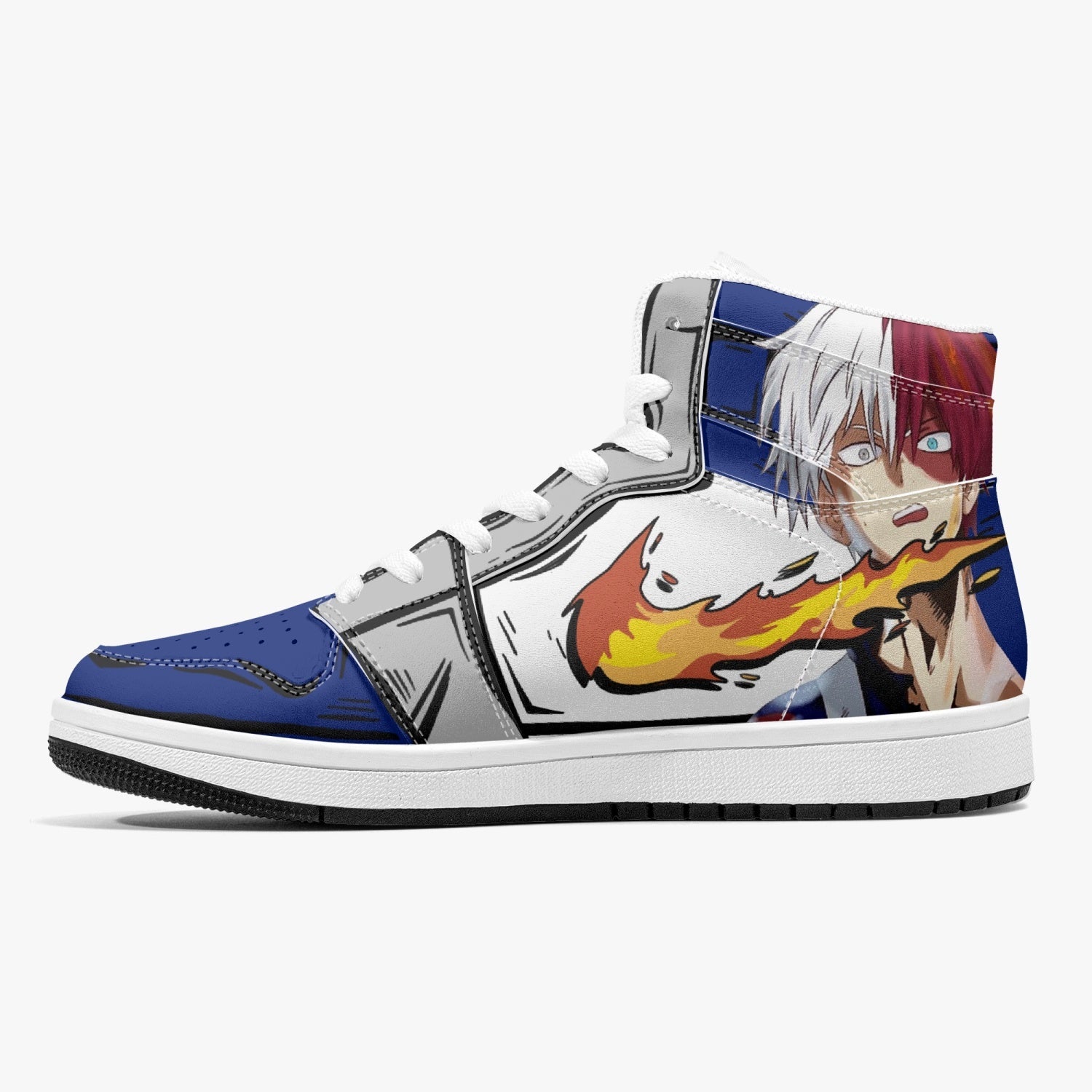 Shoto Todoroki My Hero Mid 1 Basketball Shoes