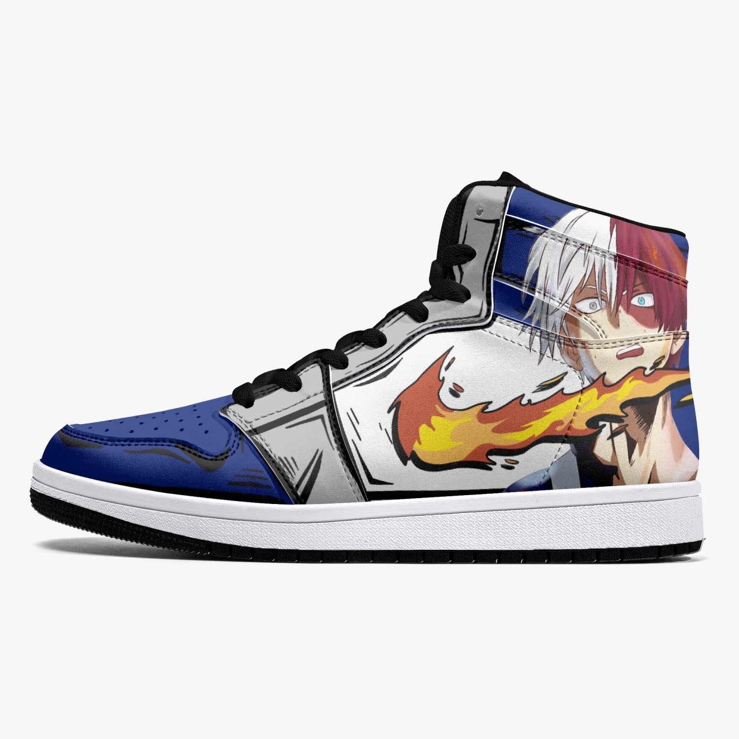 Shoto Todoroki My Hero Mid 1 Basketball Shoes