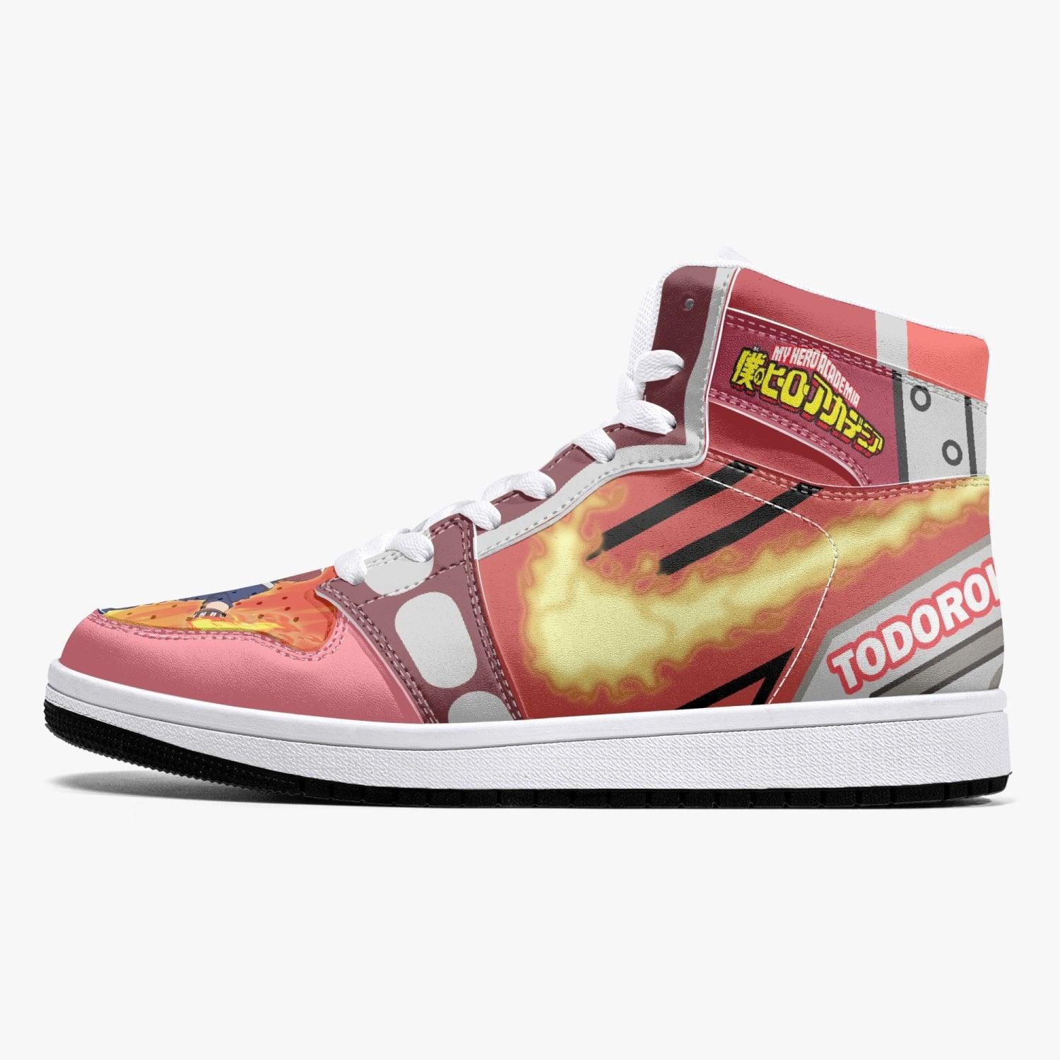 Shoto Todoroki My Hero V2 Mid 1 Basketball Shoes for Kids