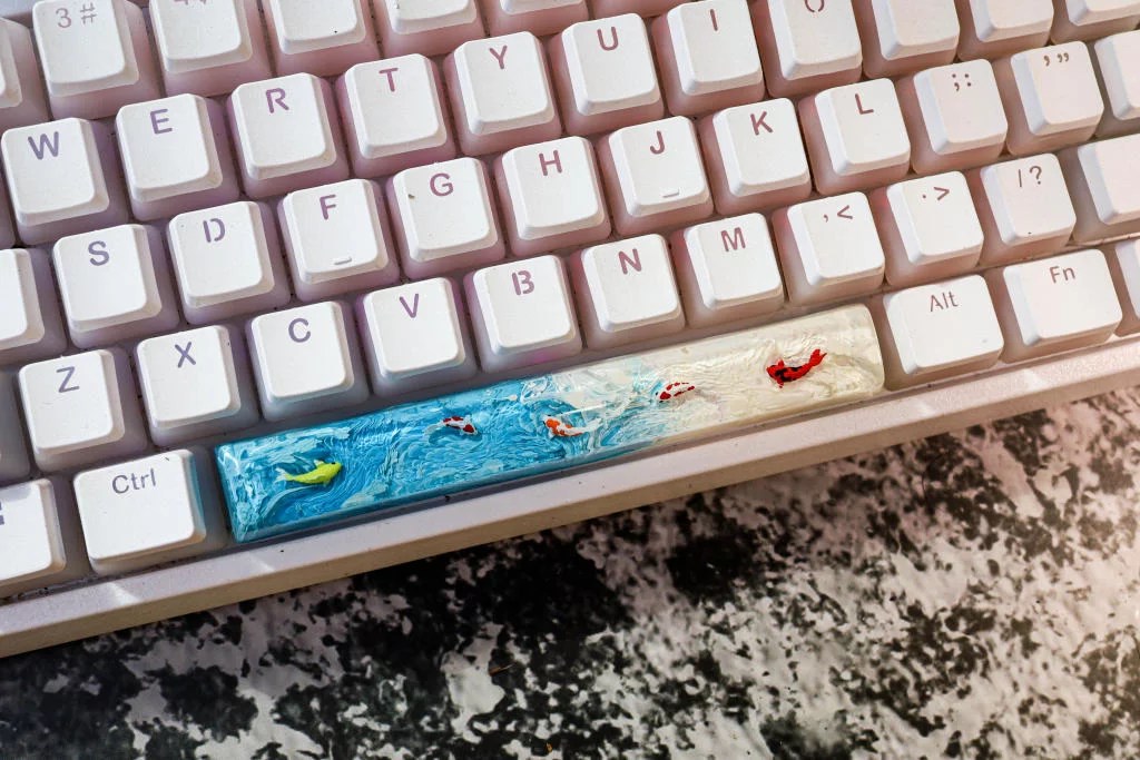 Bluesky Koi keycap - Hirosart