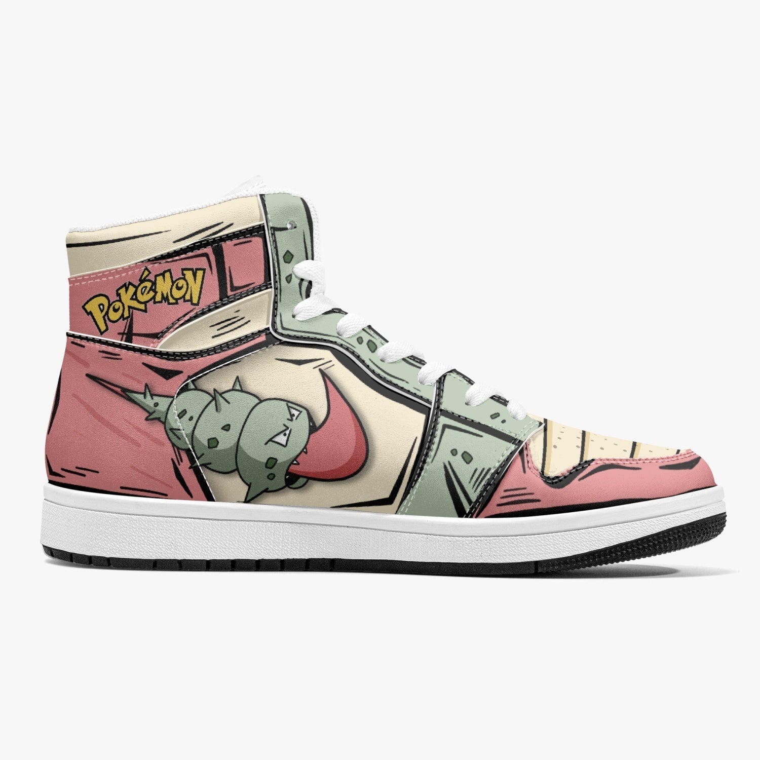 Slowbro Pokemon Mid 1 Basketball Shoes