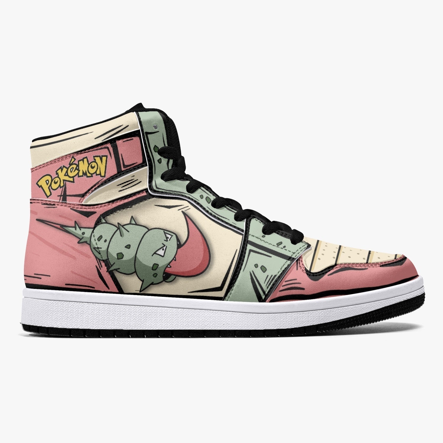 Slowbro Pokemon Mid 1 Basketball Shoes