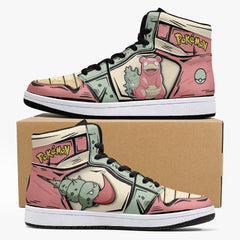 Slowbro Pokemon Mid 1 Basketball Shoes