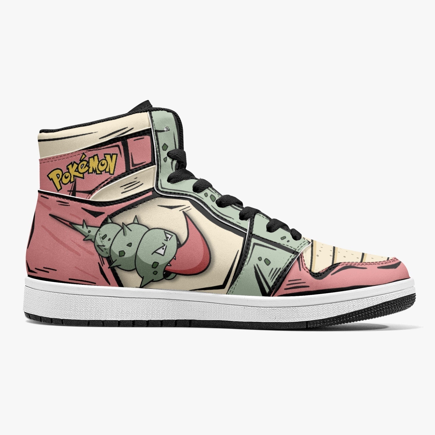 Slowbro Pokemon Mid 1 Basketball Shoes