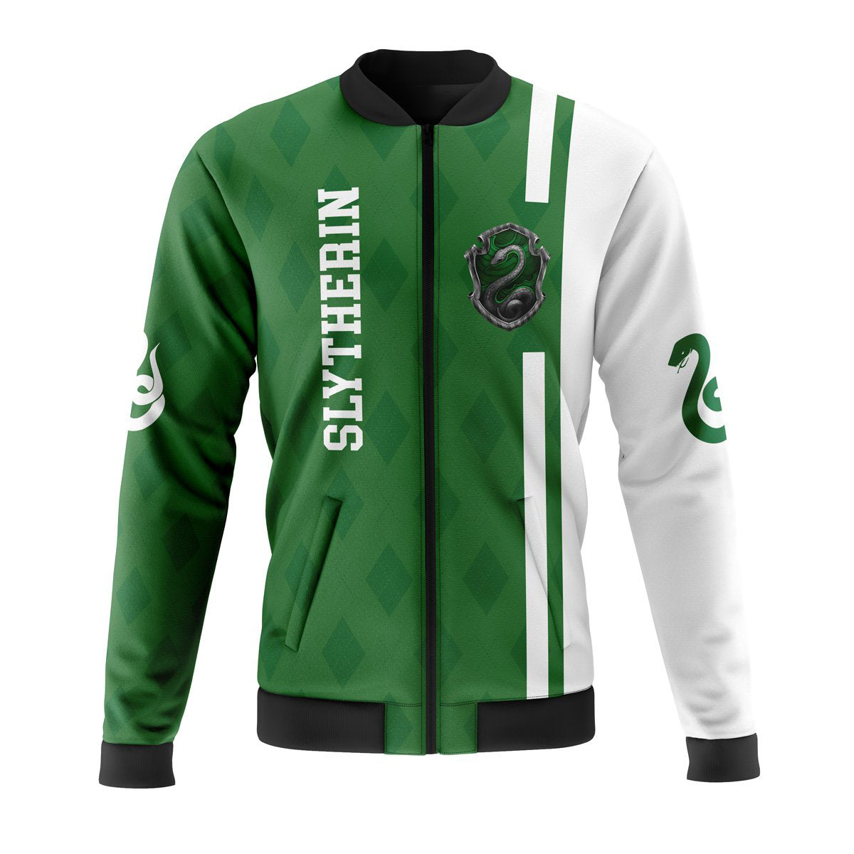 Slytherin Harry Potter" Casual Bomber Jacket