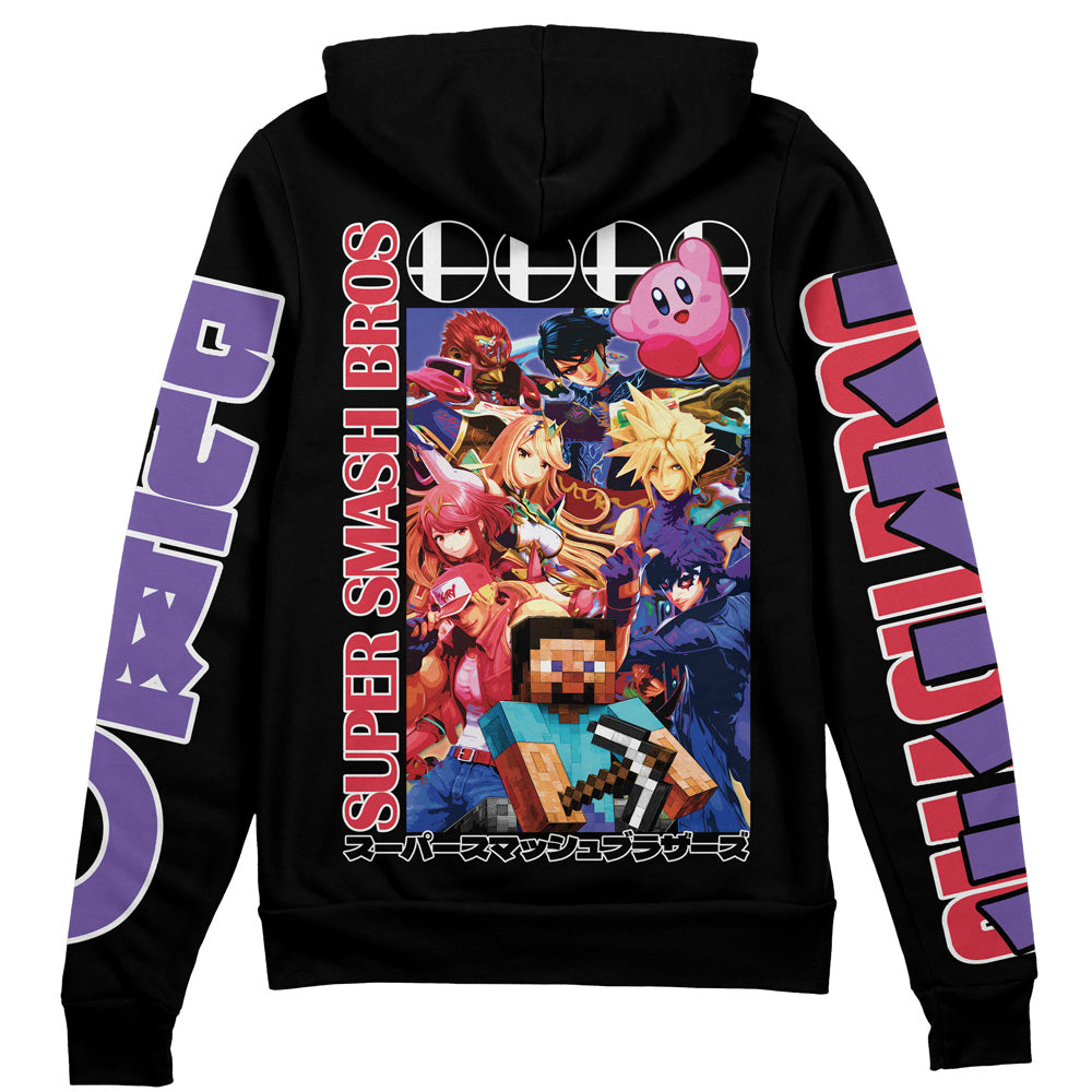 Super Smash Bros. Streetwear Zip Hoodie Jacket