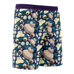 Snorlax Pokemon Board Shorts Swim Trunks