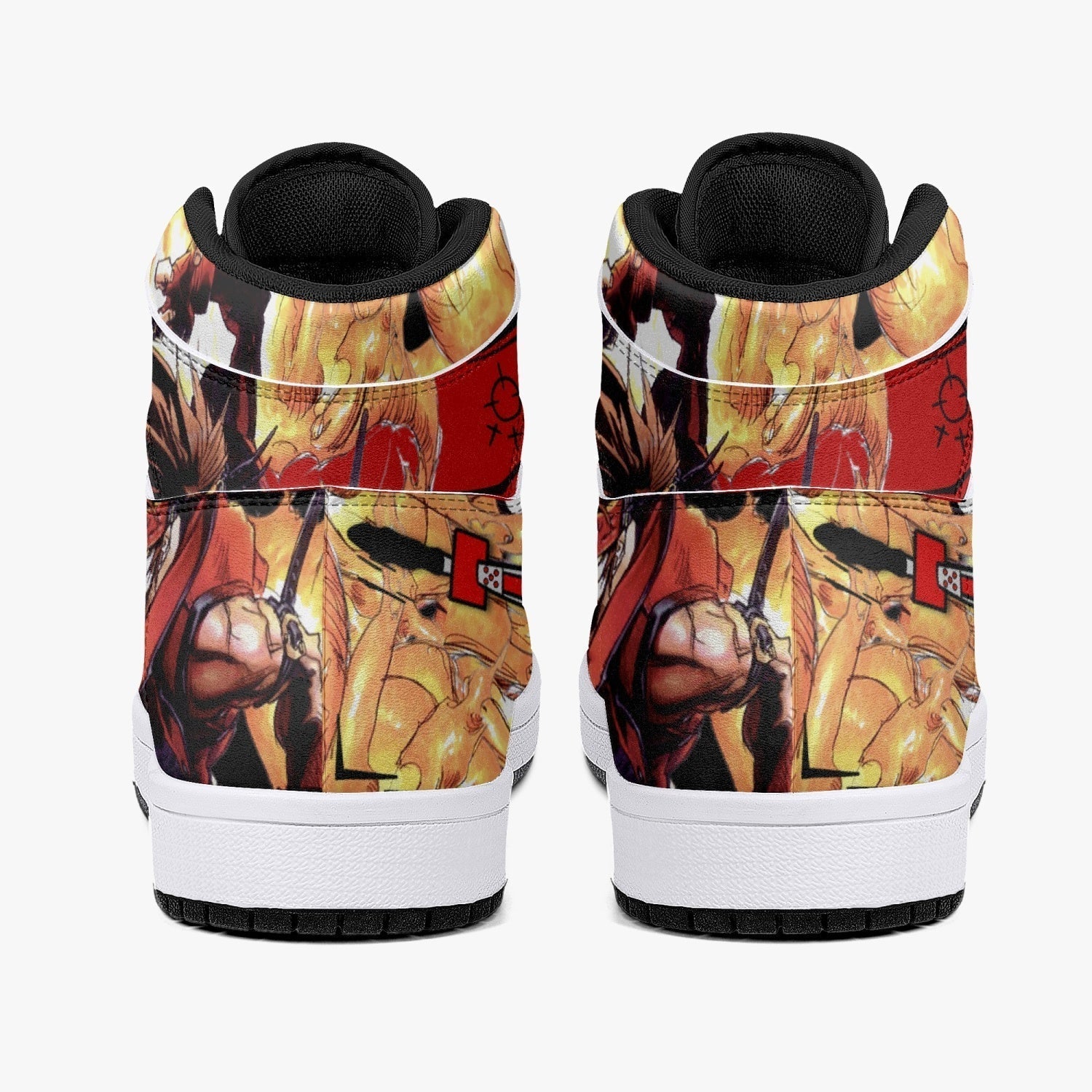 Sol Badguy Guilty Gear Mid 1 Basketball Shoes for Kids