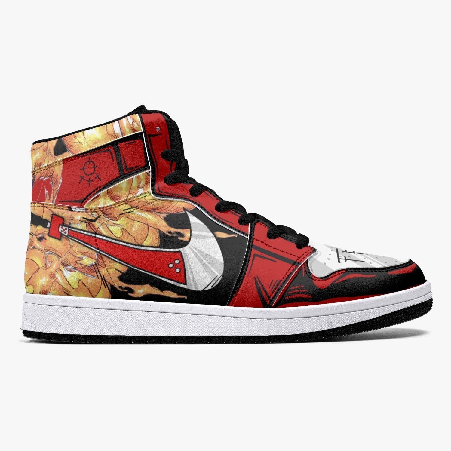 Sol Badguy Guilty Gear Mid 1 Basketball Shoes for Kids