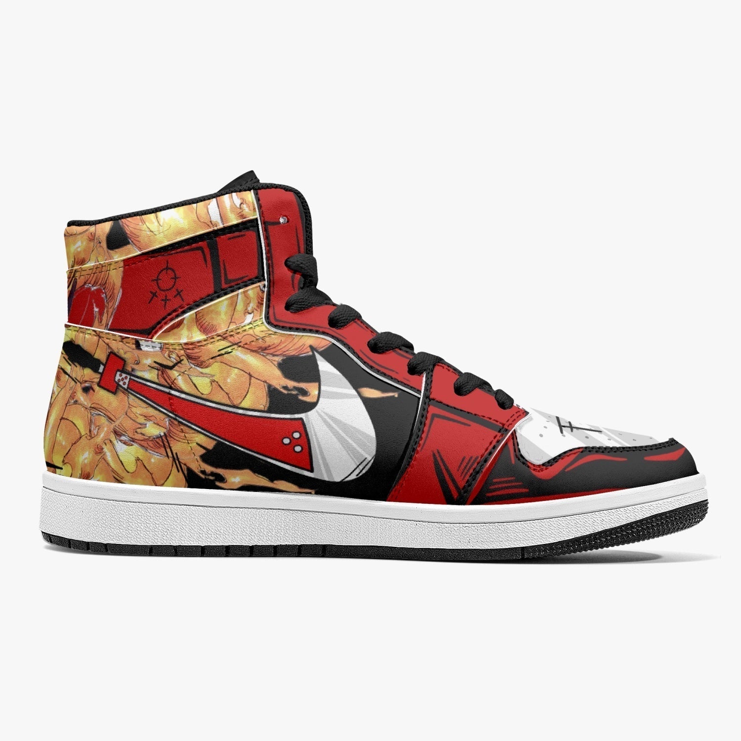 Sol Badguy Guilty Gear Mid 1 Basketball Shoes for Kids