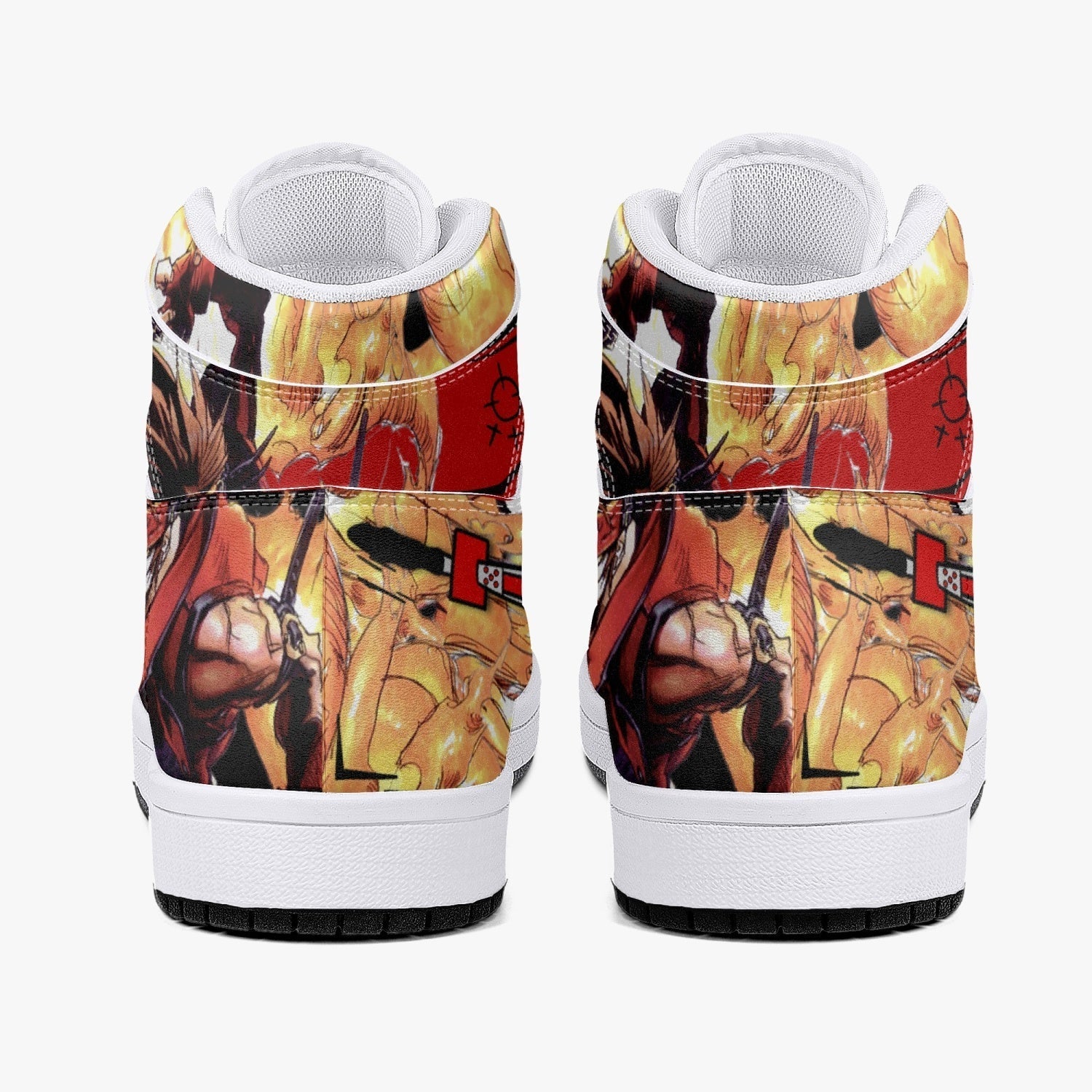 Sol Badguy Guilty Gear Mid 1 Basketball Shoes for Kids