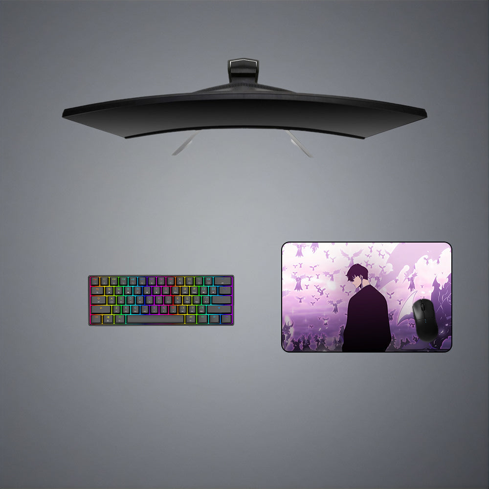 Solo Leveling Shadows Design M-XXL Size Gaming Mouse Pad, Computer Desk Mat