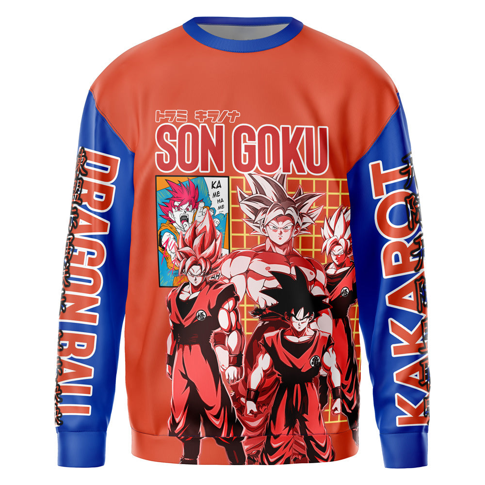 Son Goku Dragon Ball Super" Streetwear Sweatshirt