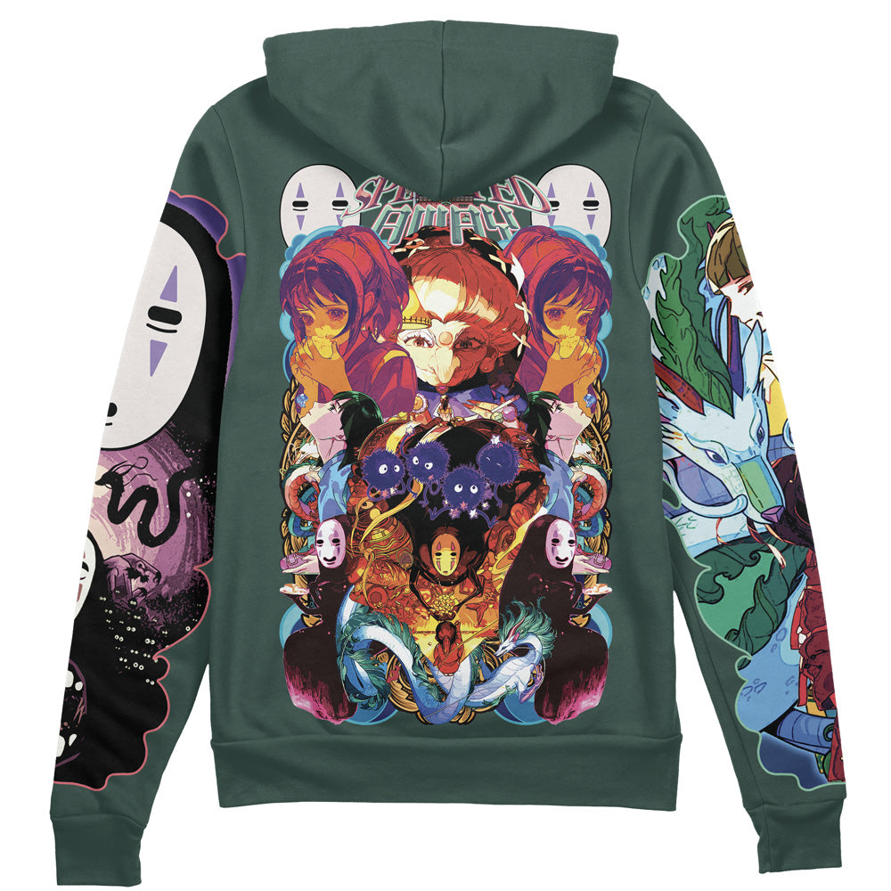 Spirited Away V2 Studio Ghibli Streetwear Zip Hoodie Jacket