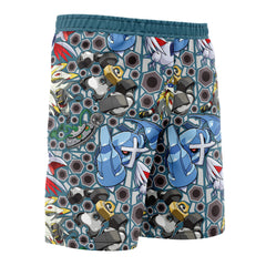 Steel Type Pokemon Pokemon Board Shorts Swim Trunks