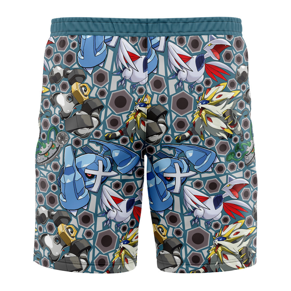 Steel Type Pokemon Pokemon Board Shorts Swim Trunks