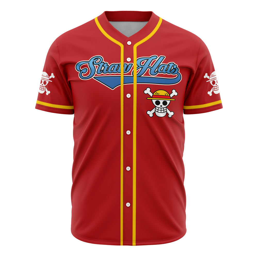 Strawhats Luffy One Piece Baseball Jersey