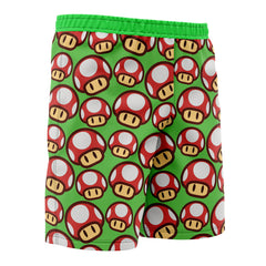 Super Mushroom Super Mario Board Shorts Swim Trunks