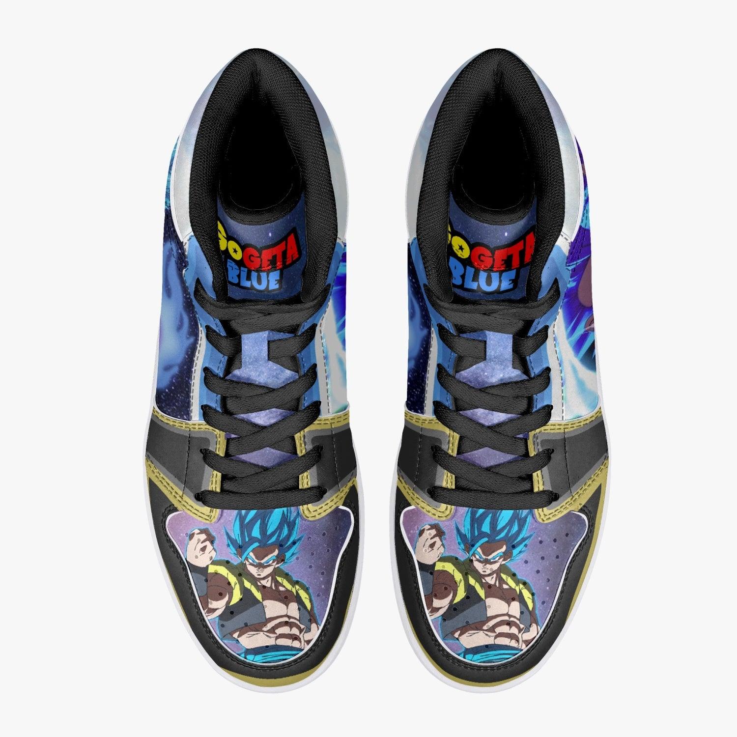 Super Saiyan Blue Gogeta Dragon Ball Super Broly Mid 1 Basketball Shoes