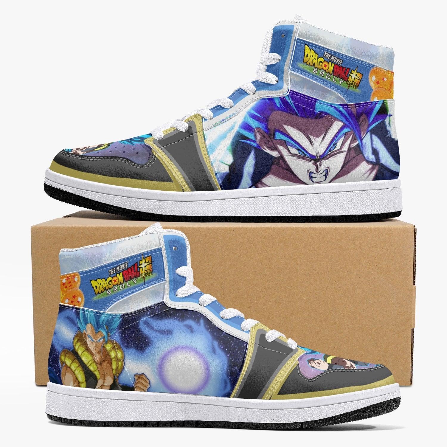 Super Saiyan Blue Gogeta Dragon Ball Super Broly Mid 1 Basketball Shoes