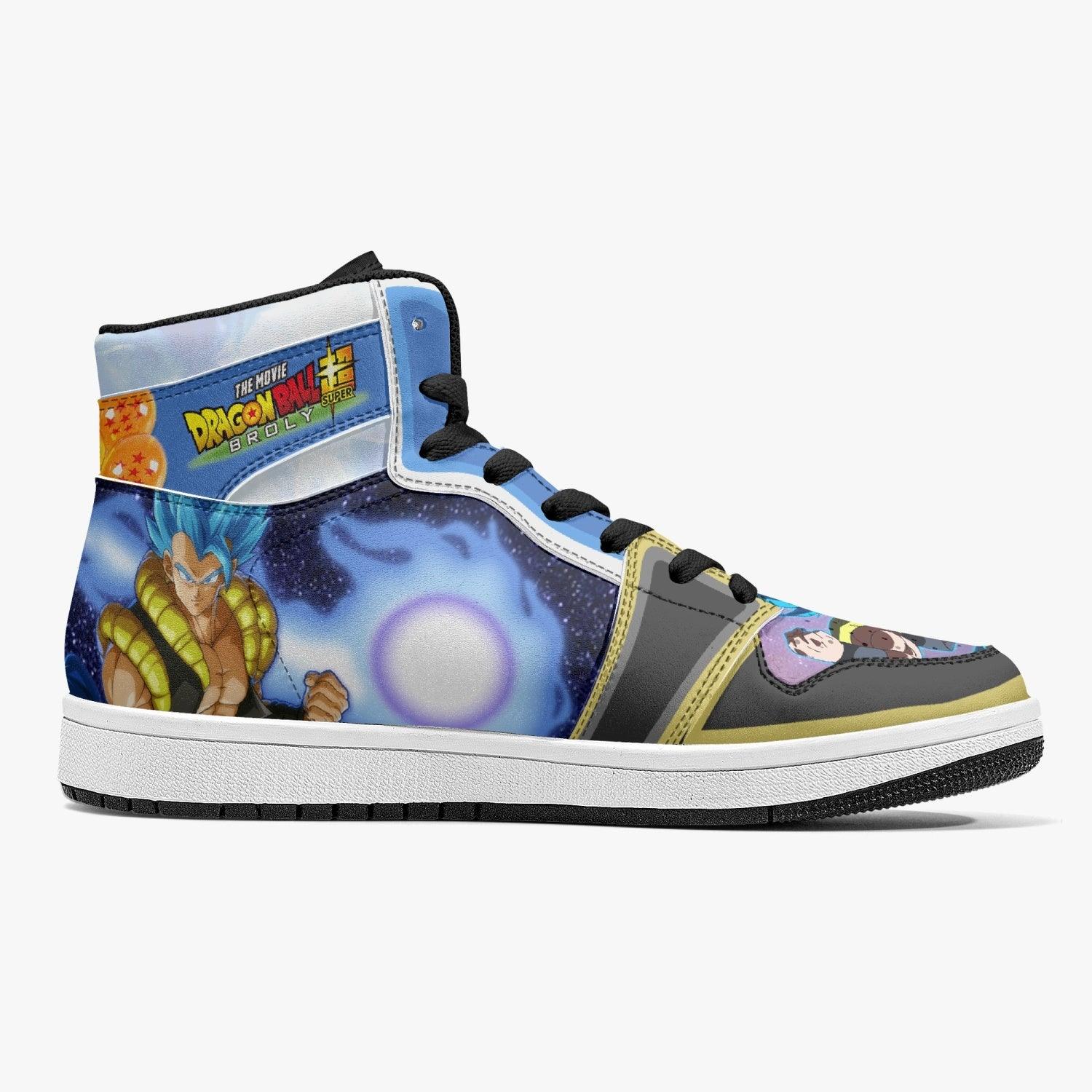 Super Saiyan Blue Gogeta Dragon Ball Super Broly Mid 1 Basketball Shoes