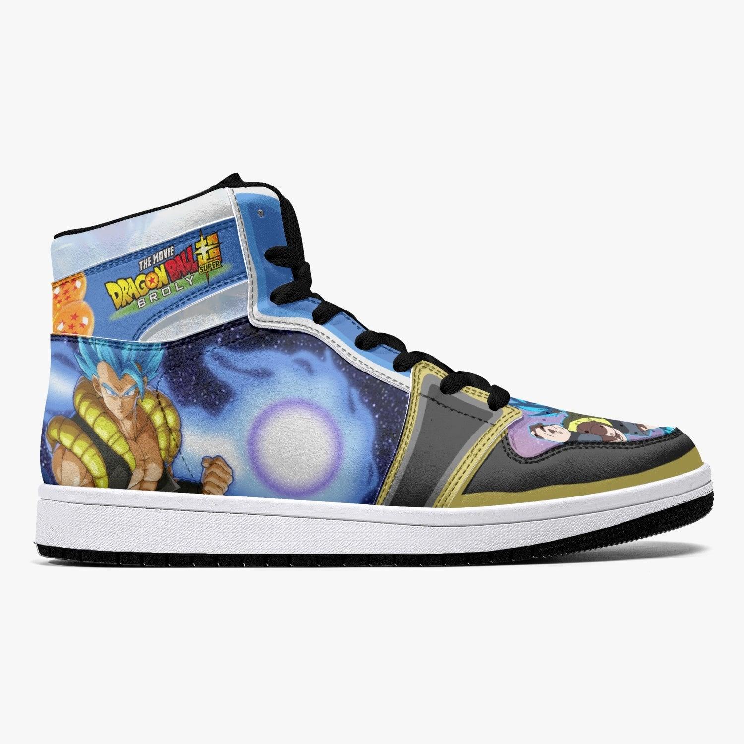 Super Saiyan Blue Gogeta Dragon Ball Super Broly Mid 1 Basketball Shoes