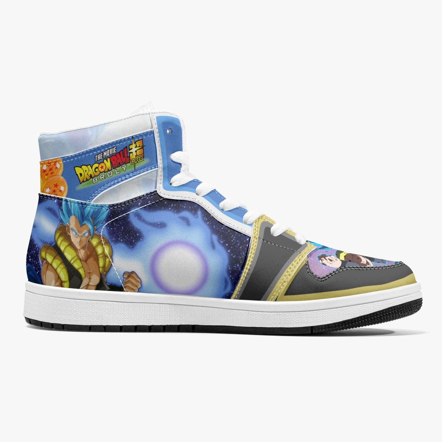 Super Saiyan Blue Gogeta Dragon Ball Super Broly Mid 1 Basketball Shoes