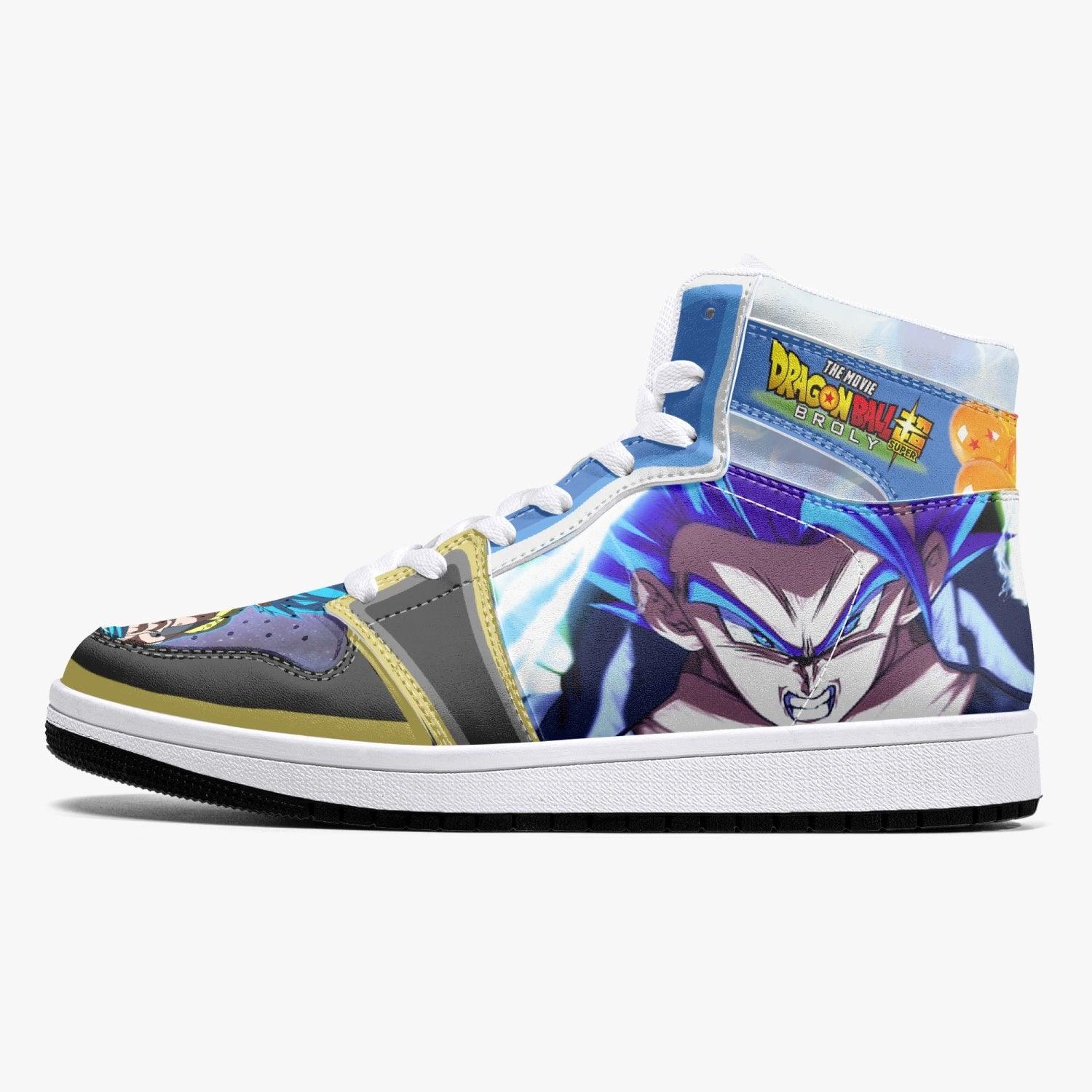 Super Saiyan Blue Gogeta Dragon Ball Super Broly Mid 1 Basketball Shoes