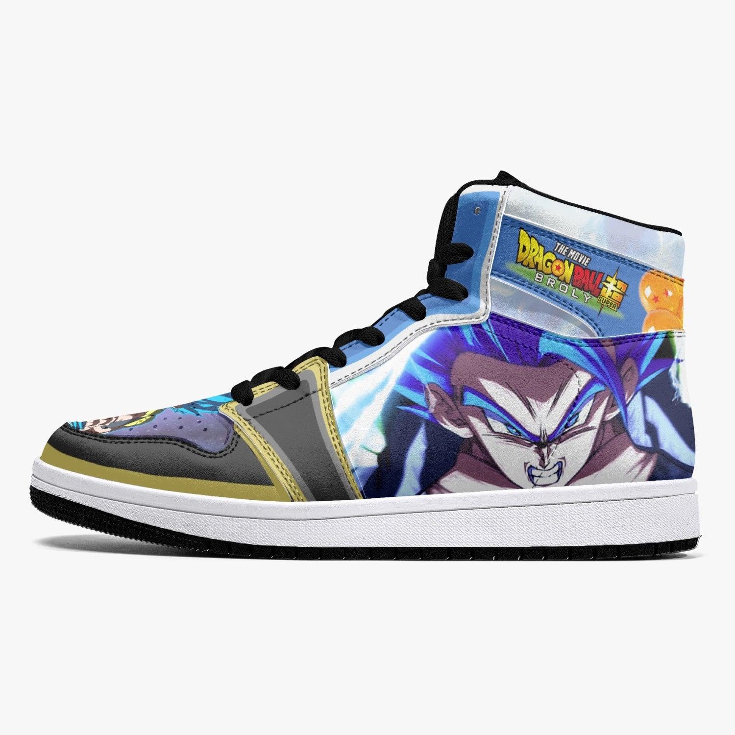 Super Saiyan Blue Gogeta Dragon Ball Super Broly Mid 1 Basketball Shoes