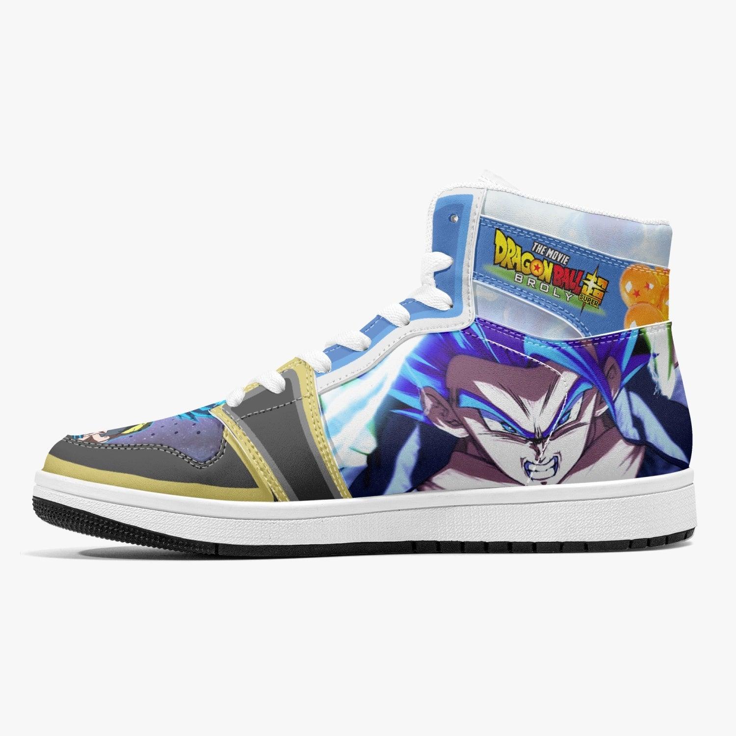 Super Saiyan Blue Gogeta Dragon Ball Super Broly Mid 1 Basketball Shoes