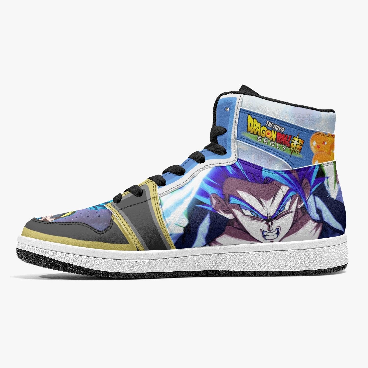 Super Saiyan Blue Gogeta Dragon Ball Super Broly Mid 1 Basketball Shoes