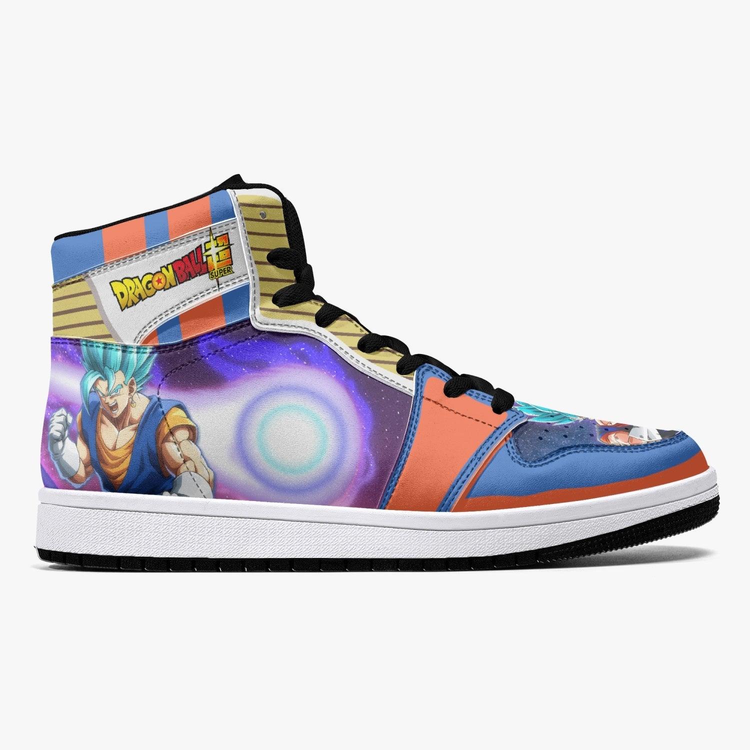 Super Saiyan Blue Vegito Dragon Ball Super Mid 1 Basketball Shoes