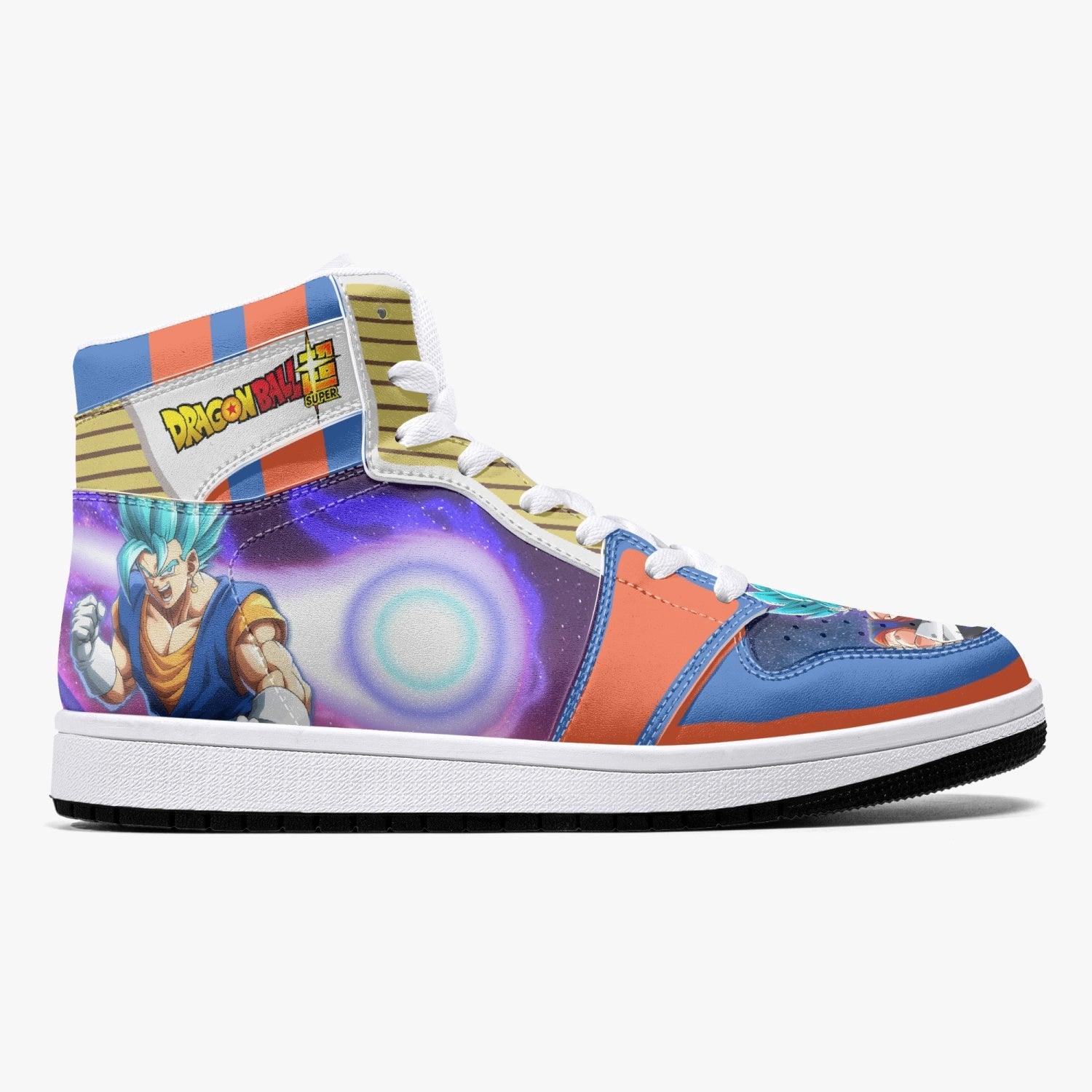 Super Saiyan Blue Vegito Dragon Ball Super Mid 1 Basketball Shoes