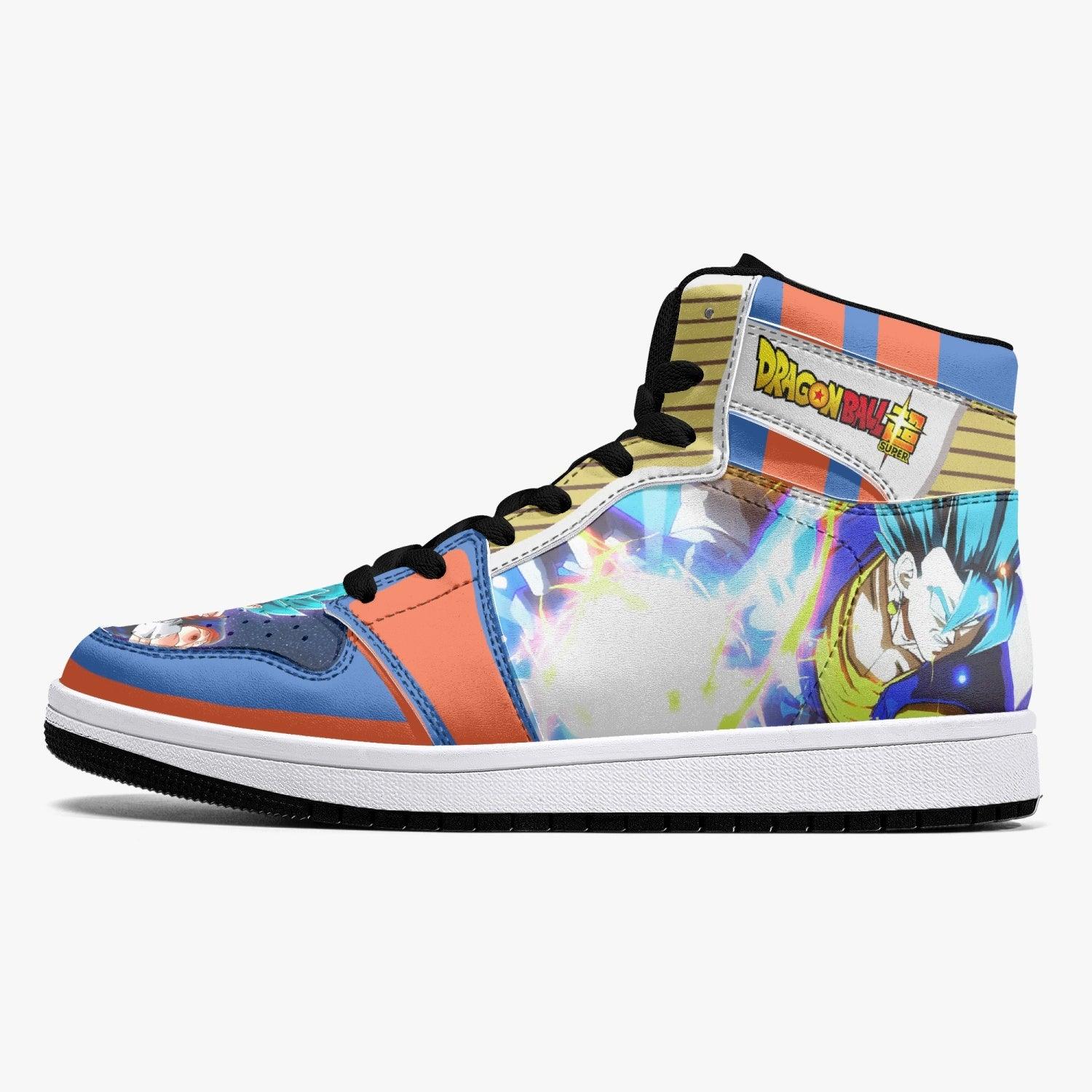 Super Saiyan Blue Vegito Dragon Ball Super Mid 1 Basketball Shoes