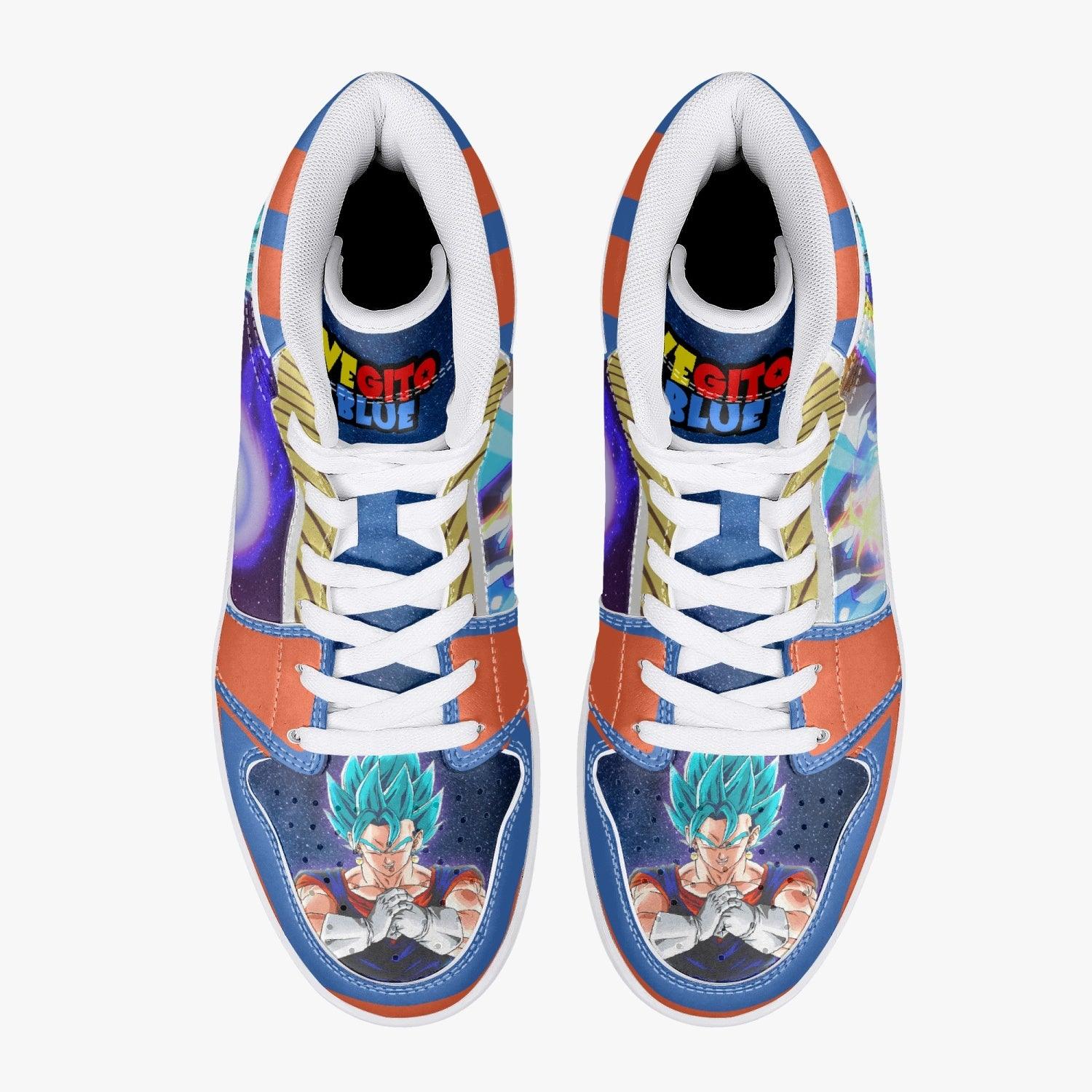 Super Saiyan Blue Vegito Dragon Ball Super Mid 1 Basketball Shoes