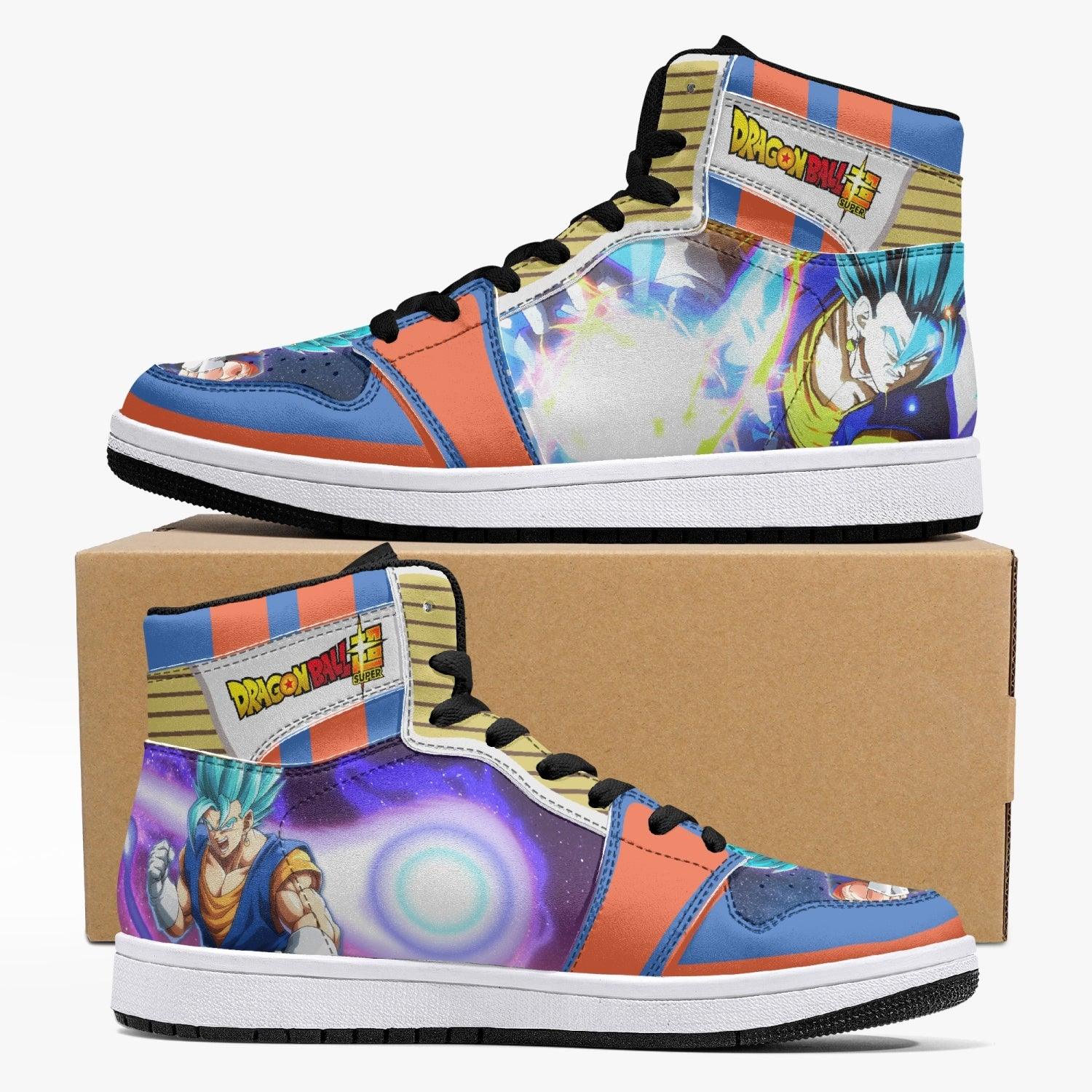 Super Saiyan Blue Vegito Dragon Ball Super Mid 1 Basketball Shoes