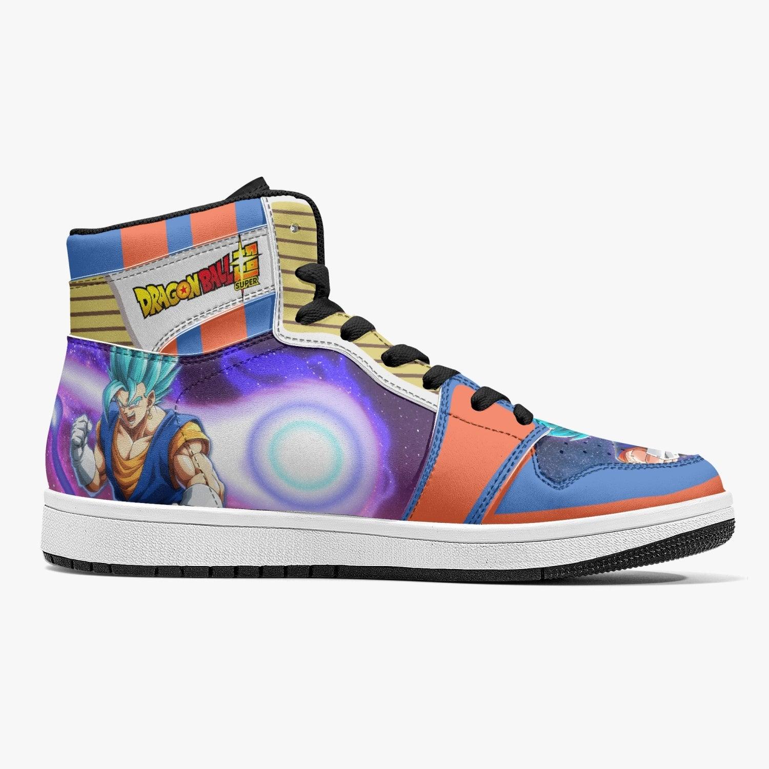 Super Saiyan Blue Vegito Dragon Ball Super Mid 1 Basketball Shoes