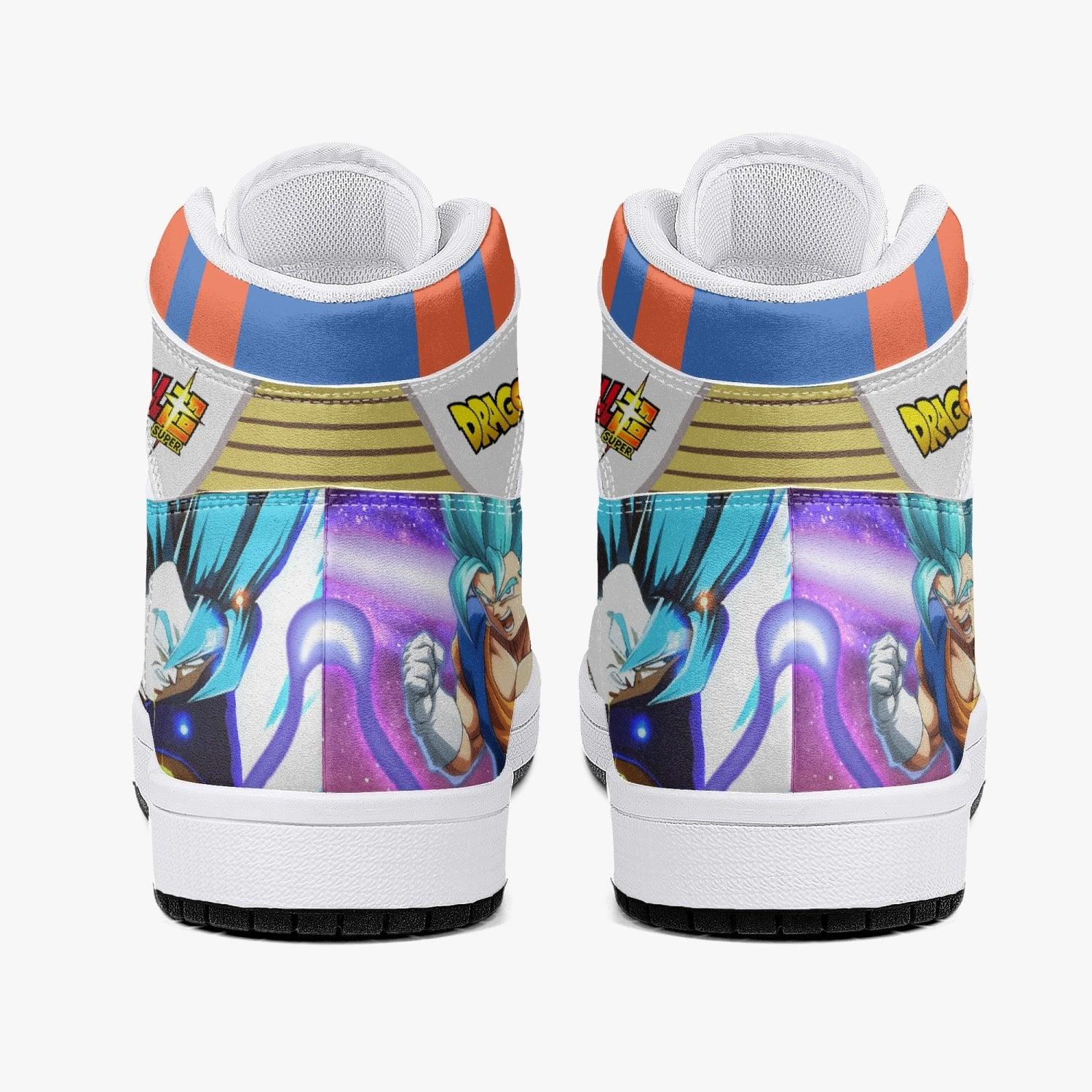 Super Saiyan Blue Vegito Dragon Ball Super Mid 1 Basketball Shoes