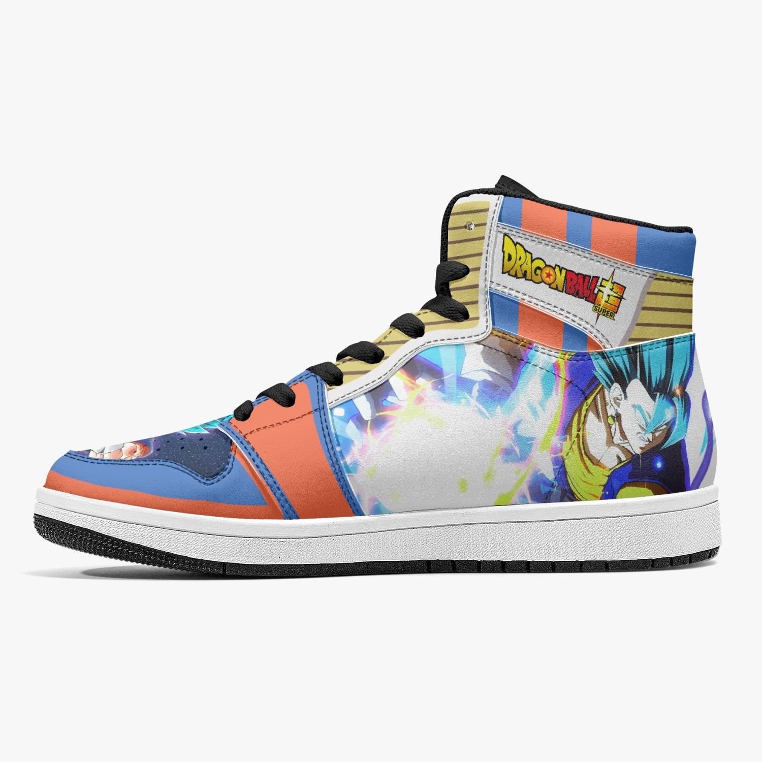 Super Saiyan Blue Vegito Dragon Ball Super Mid 1 Basketball Shoes