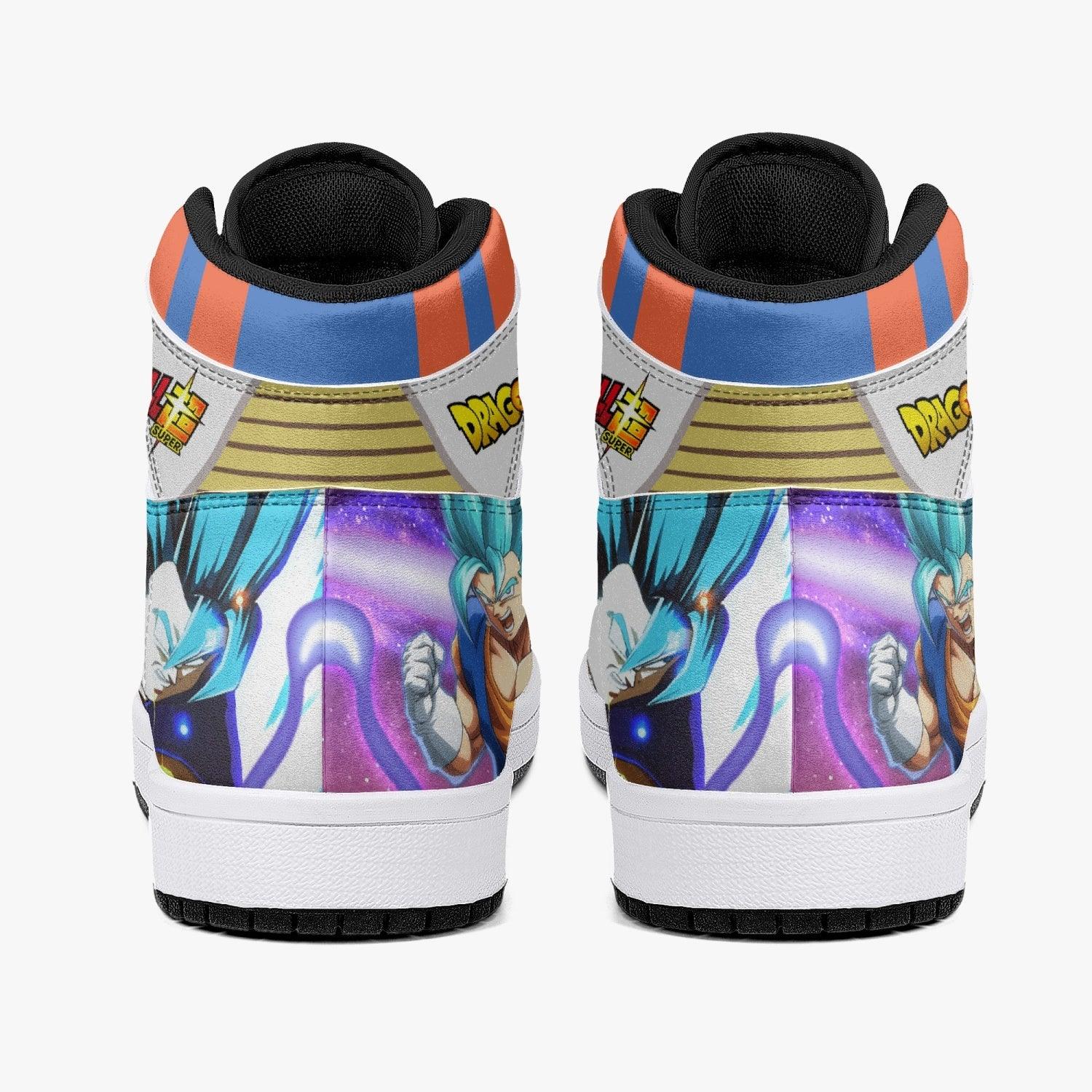 Super Saiyan Blue Vegito Dragon Ball Super Mid 1 Basketball Shoes