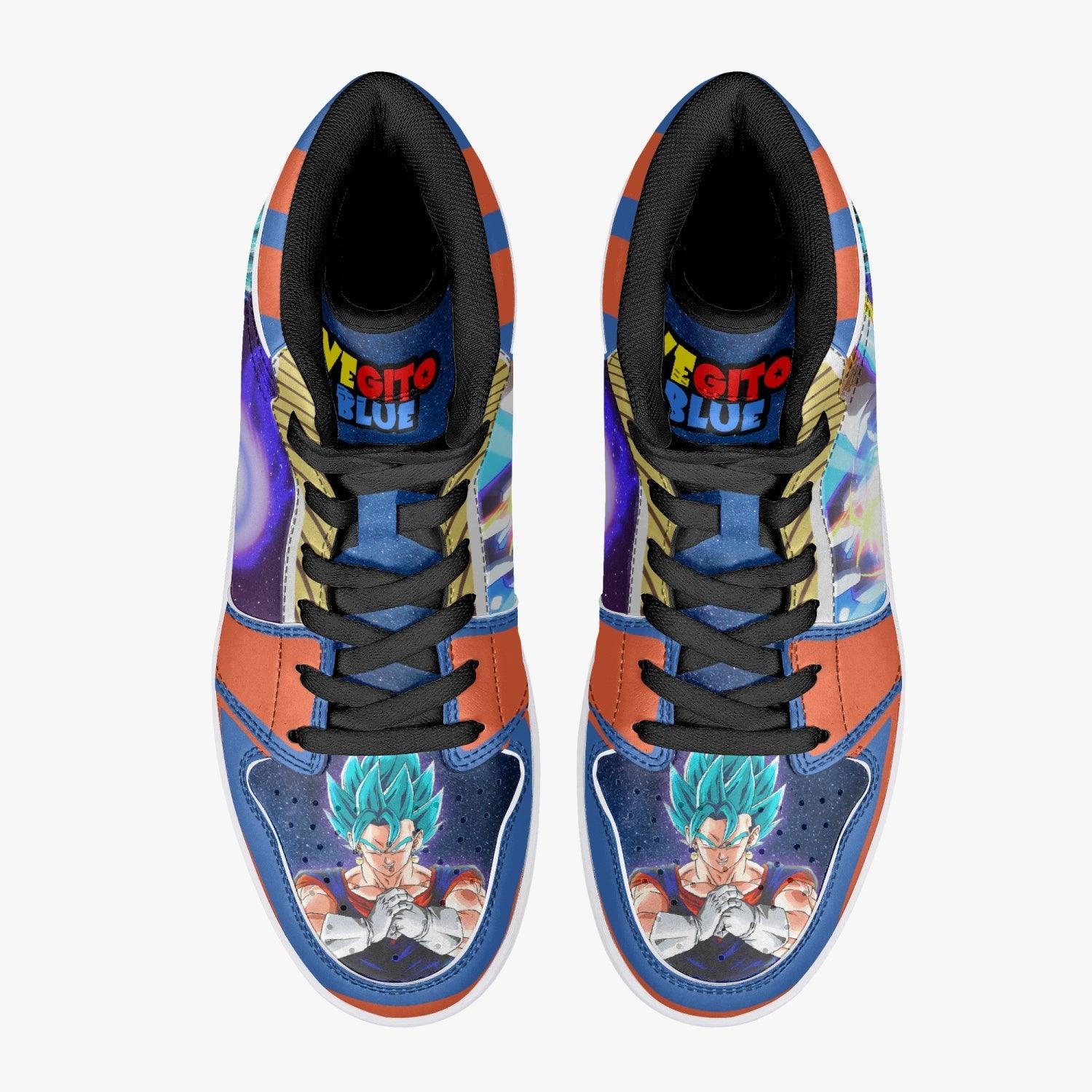 Super Saiyan Blue Vegito Dragon Ball Super Mid 1 Basketball Shoes