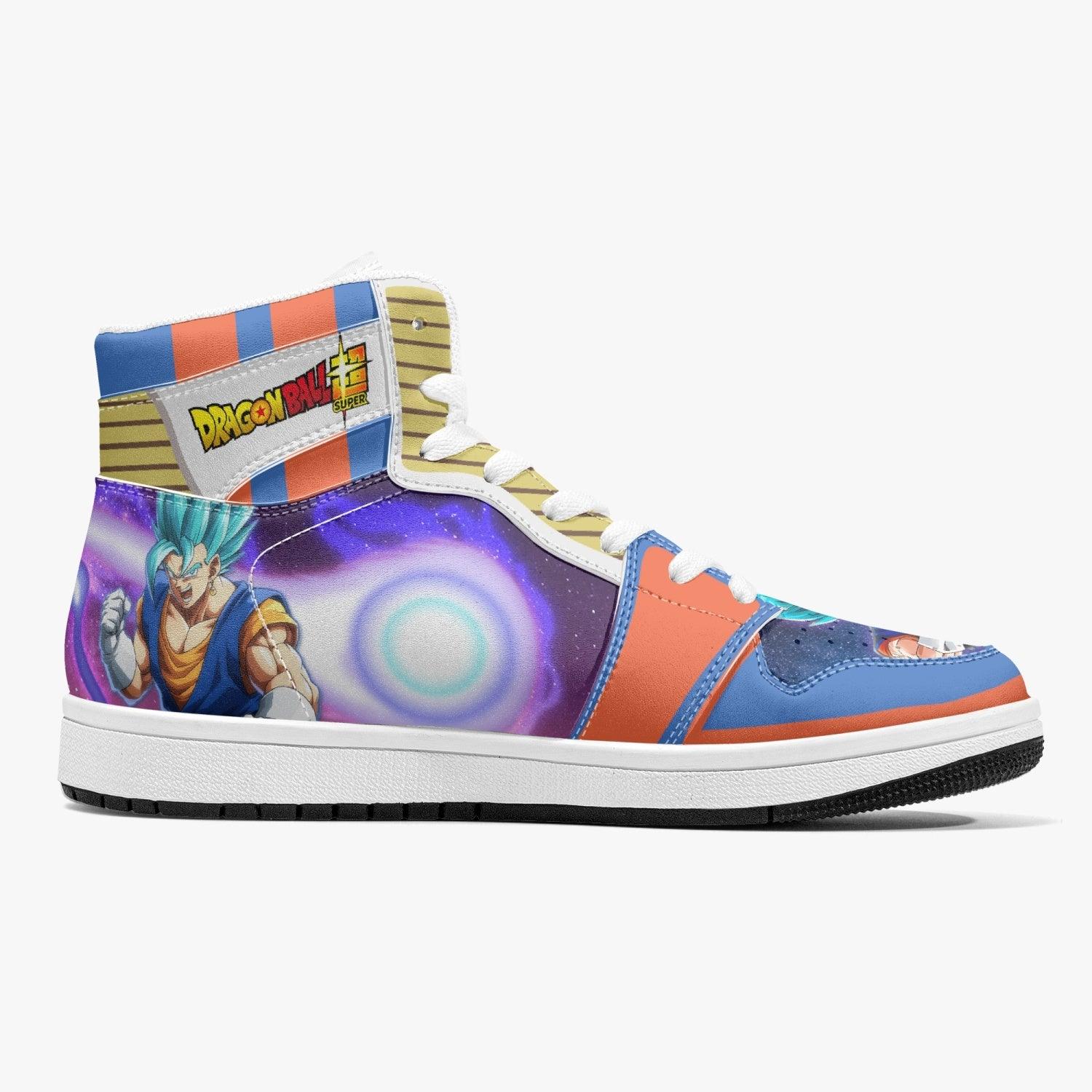 Super Saiyan Blue Vegito Dragon Ball Super Mid 1 Basketball Shoes