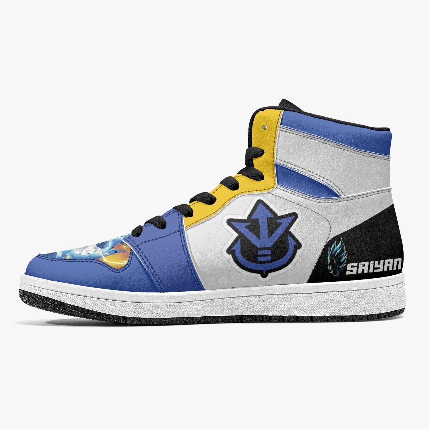 Super Saiyan Vegeta Dragon Ball Z Mid 1 Basketball Shoes