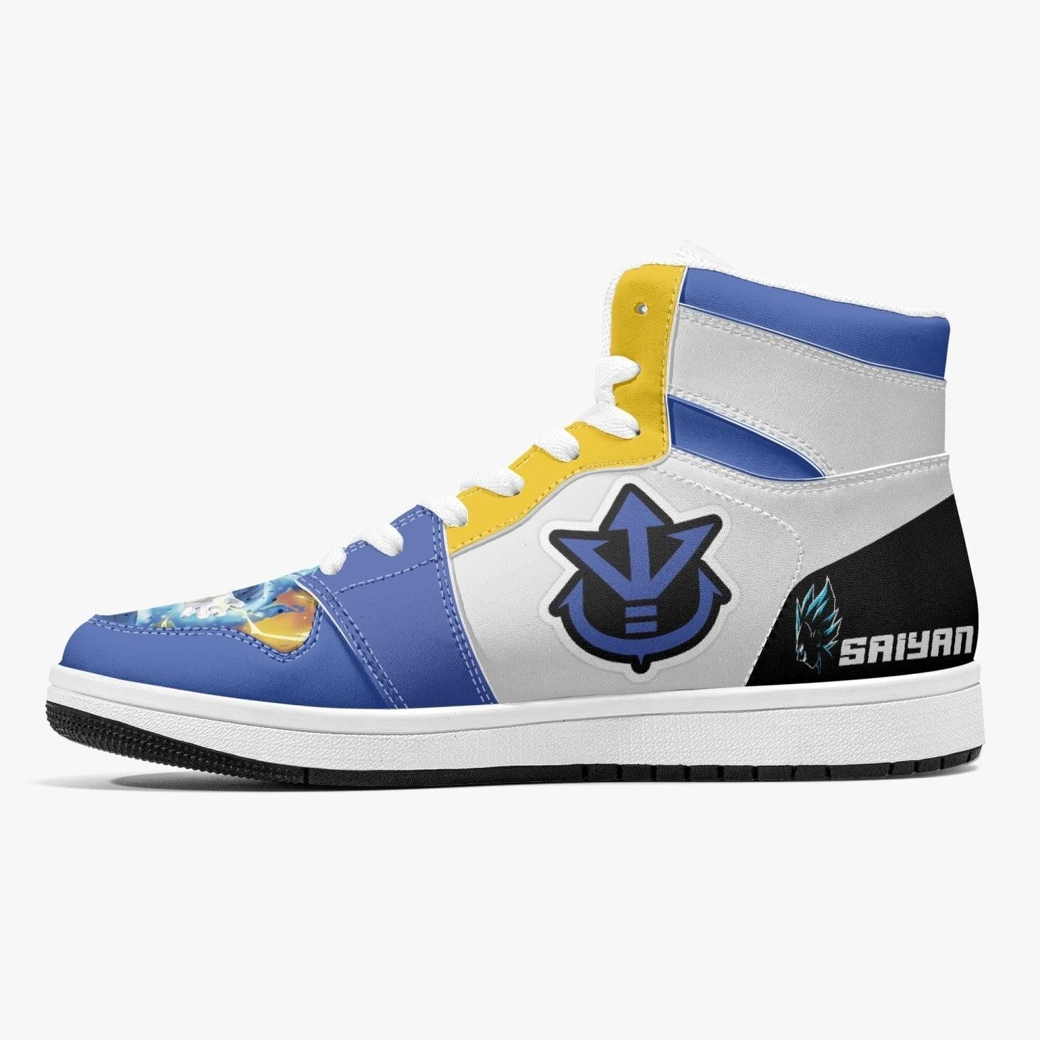 Super Saiyan Vegeta Dragon Ball Z Mid 1 Basketball Shoes