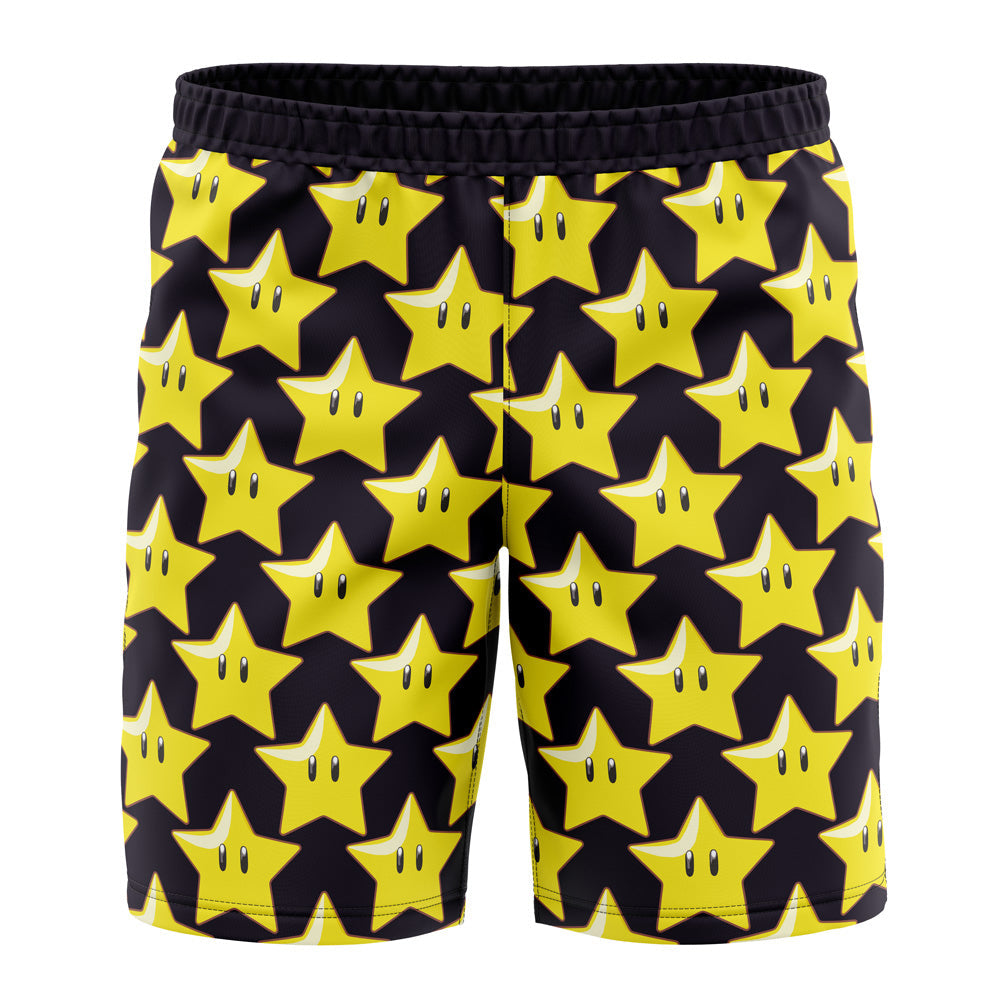 Super Star Super Mario Board" Shorts Swim Trunks