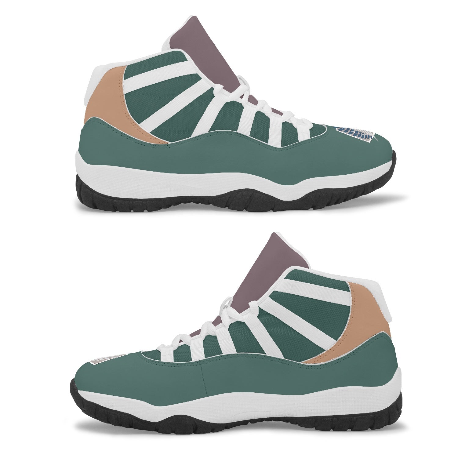 Survey Corps Attack on Titan Mid 11 Basketball Shoes