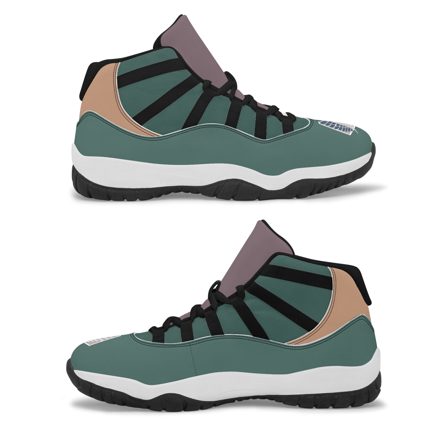 Survey Corps Attack on Titan Mid 11 Basketball Shoes